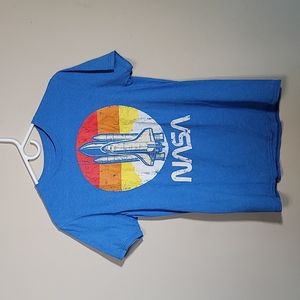 Firthsun t-shirt, girls small, blue